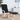 Scaun de relaxare, negru, material textil