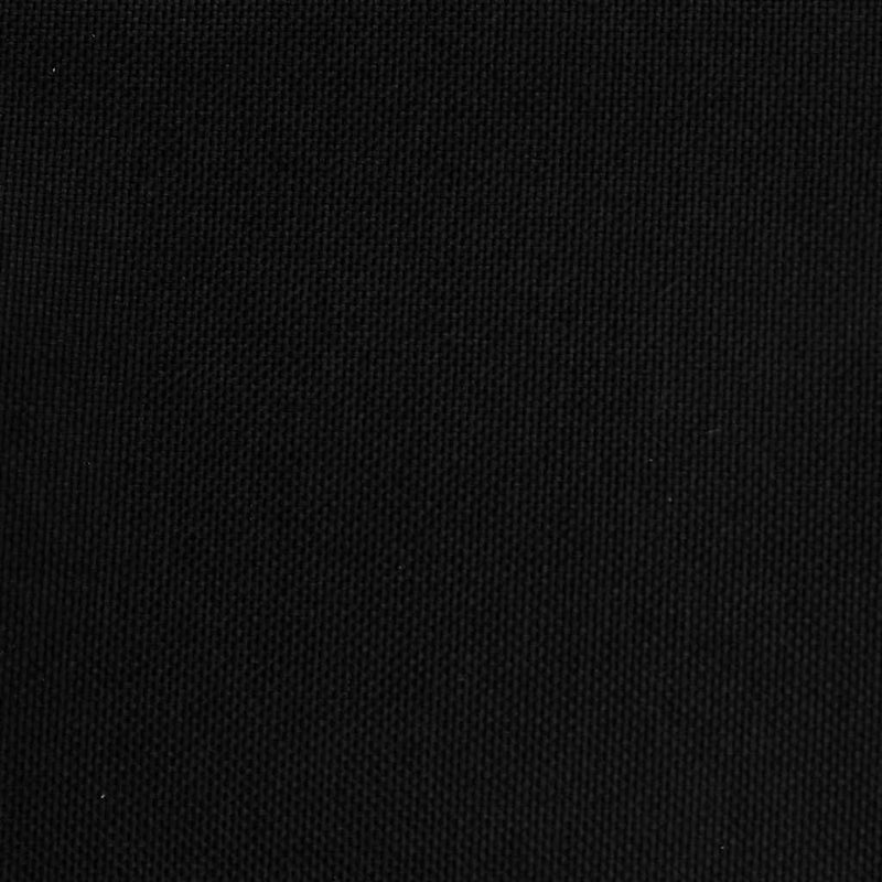 Taburet, negru, 51 x 41 x 40 cm, material textil