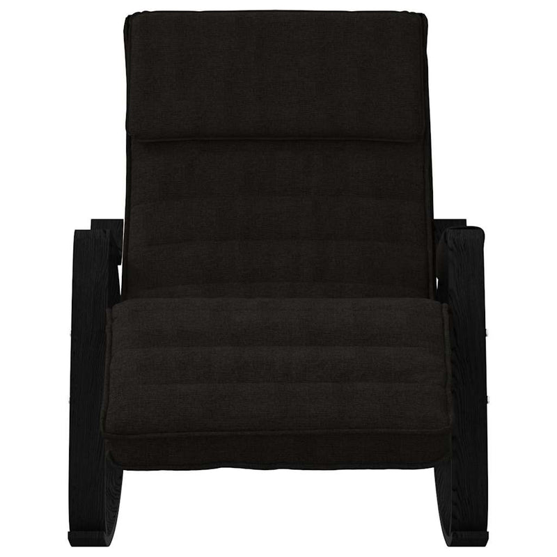 Scaun balansoar, negru, material textil