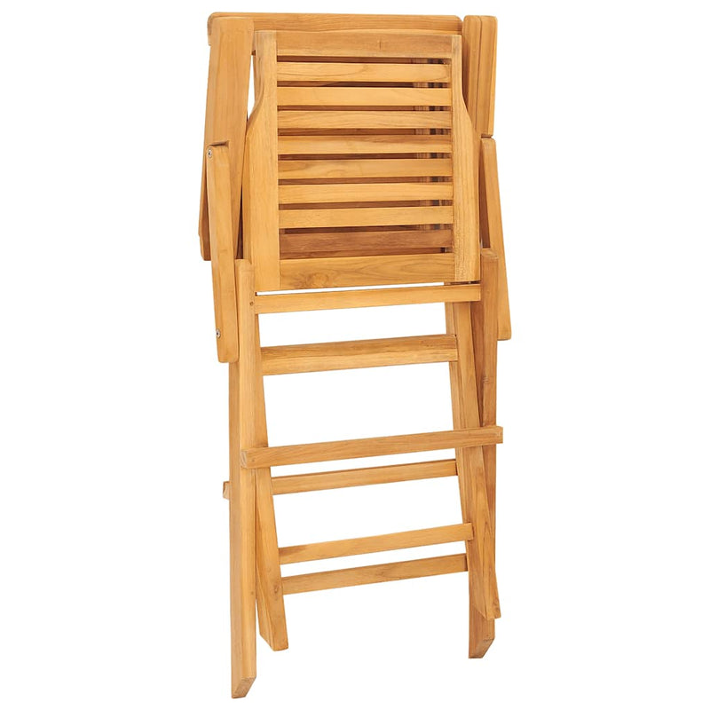 Scaune pliante 4 buc 56x63x90 cm lemn masiv de tec