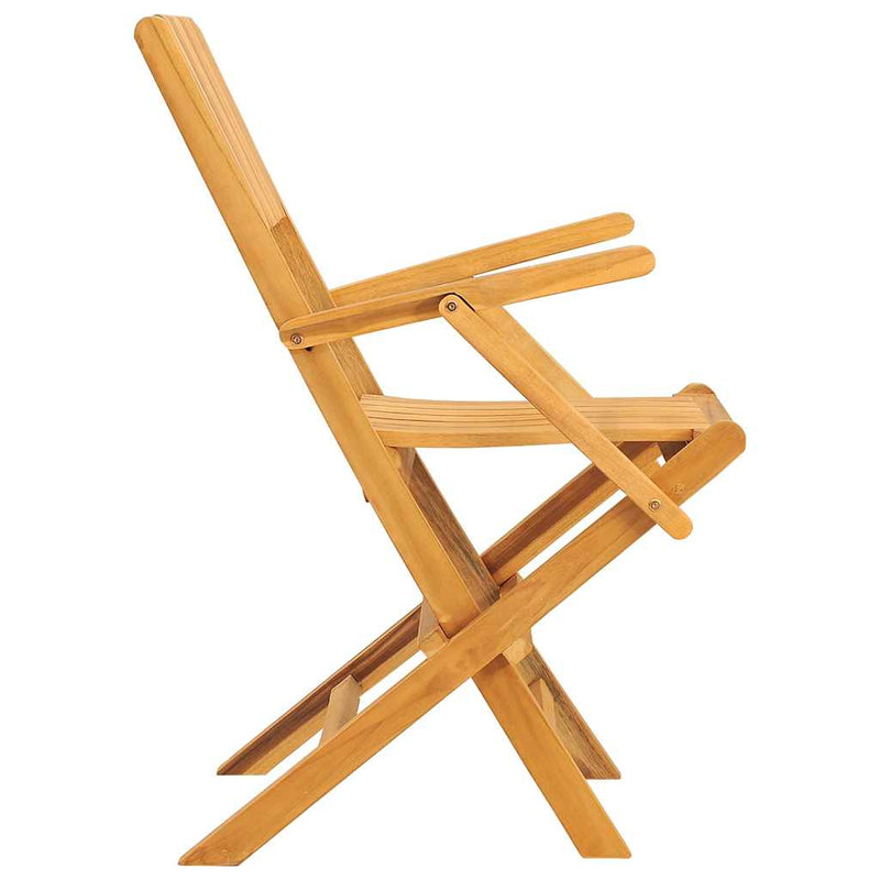 Scaune pliante 8 buc 55x61x90 cm lemn masiv de tec