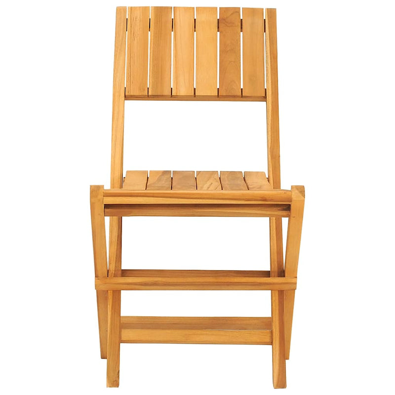 Scaune pliante 8 buc 47x62x90 cm lemn masiv de tec