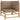 Set mobilier de grădină cu perne gri taupe, 6 piese, bambus