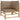 Set mobilier de grădină cu perne gri taupe, 9 piese, bambus