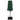 Umbrelă de grădină cu două capete cu LED-uri, verde, 449x265 cm