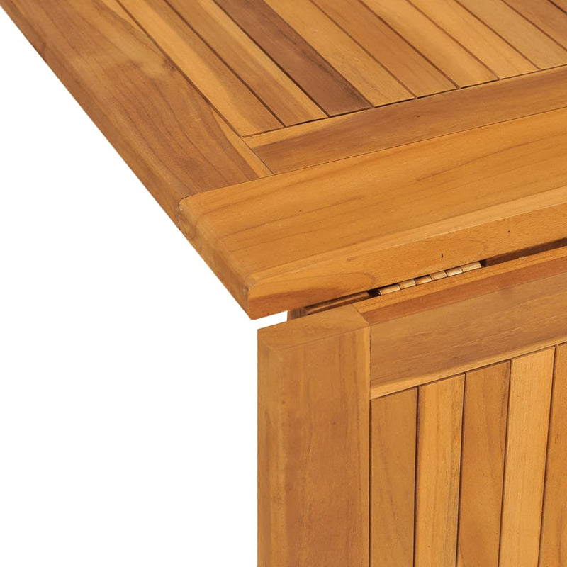 Masă grădină pliabilă tip fluture, 150x90x75 cm, lemn masiv tec
