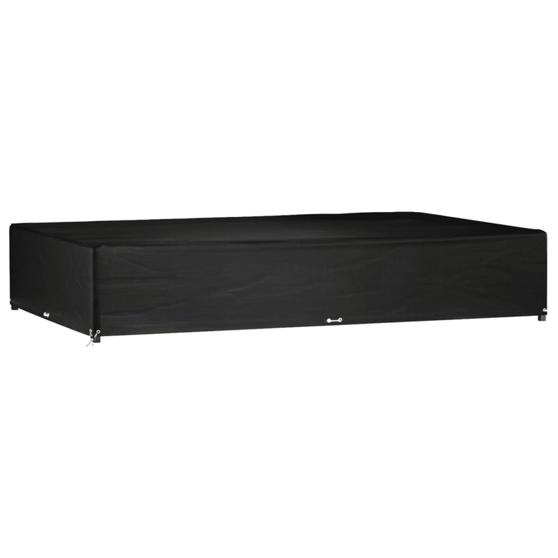 Husă pentru mobilier grădină, 16 ocheți, 325x205x60 cm, pătrat