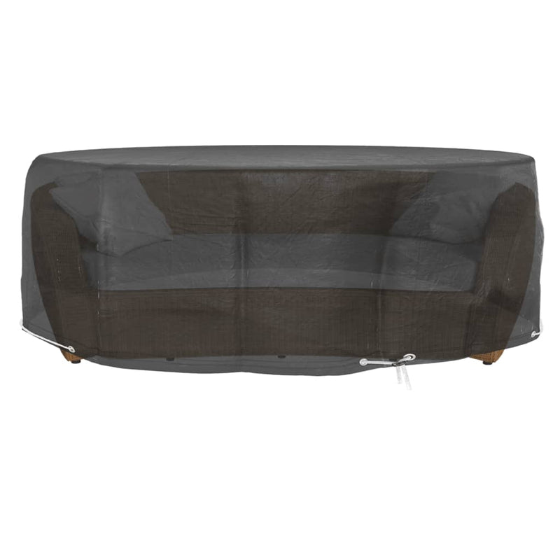 Husă mobilier tip insulă, 10 ocheți, rotund, Ø236x67 cm
