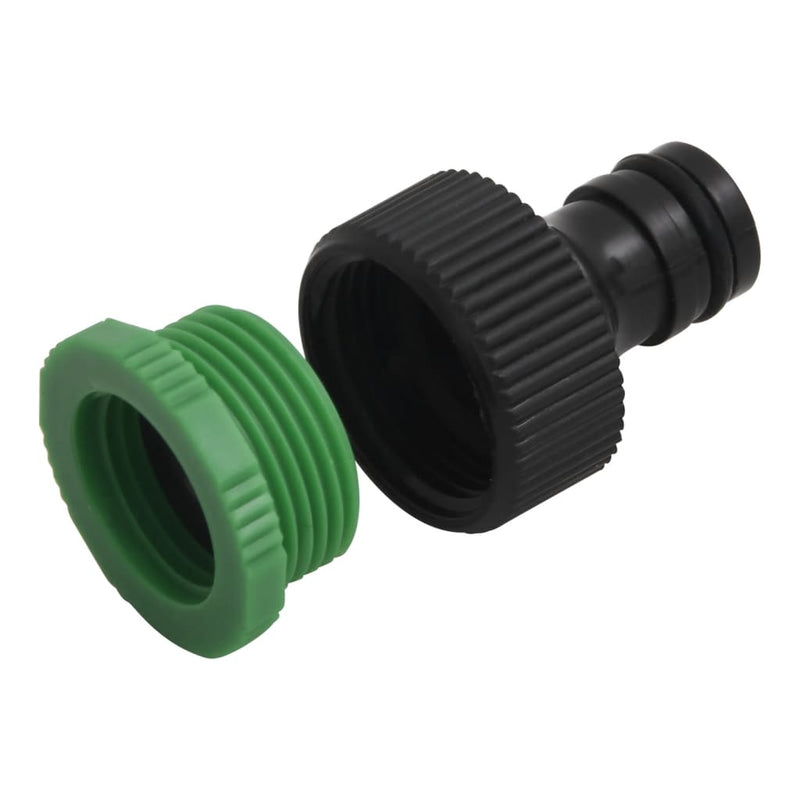 Furtun de grădină cu set de racorduri, verde, 0,75", 30 m, PVC