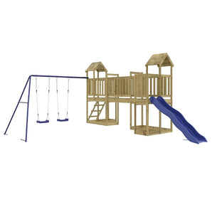 Set de joacă pentru exterior, lemn de pin impregnat