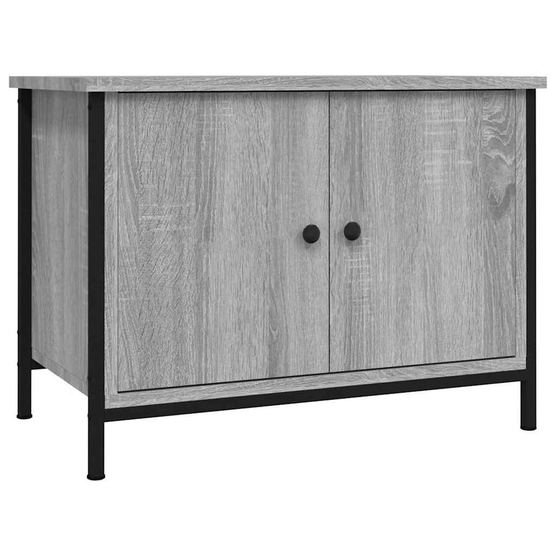 Comodă TV cu uși, stejar sonoma, 60x35x45 cm, lemn prelucrat