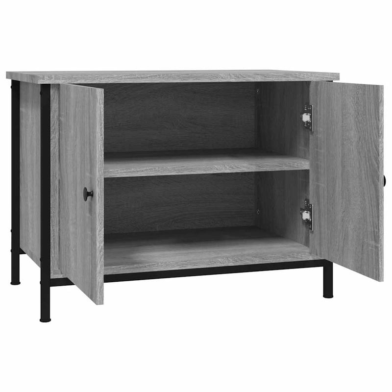 Comodă TV cu uși, stejar sonoma, 60x35x45 cm, lemn prelucrat