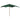 Umbrelă de grădină stâlp din lemn, verde, 300x300x273 cm