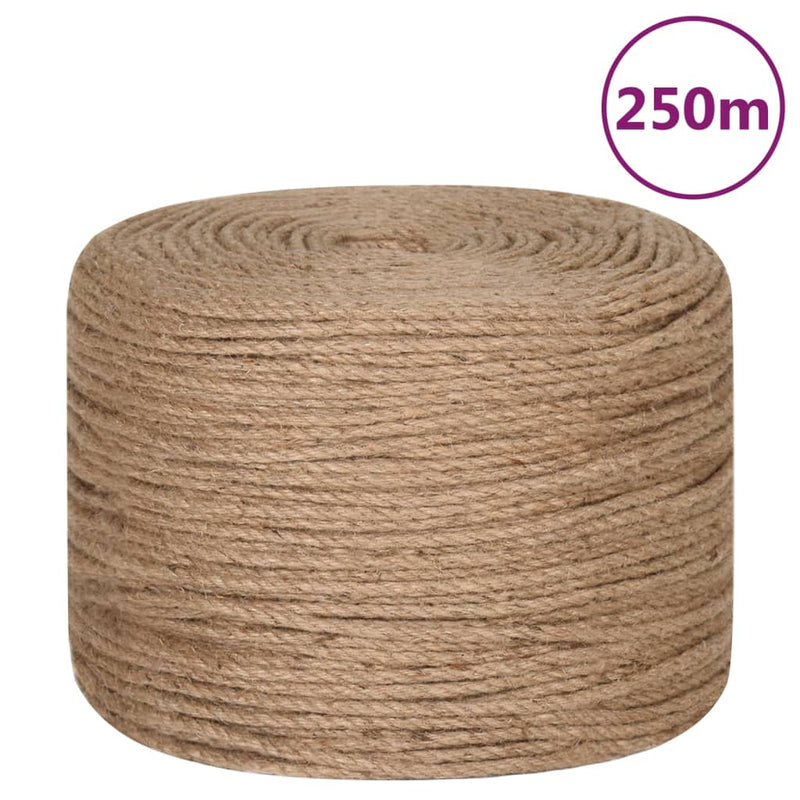 Funie de iută 250 m lungime, 6 mm grosime