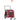Remorcă bicicletă animale companie, roșu/gri textil oxford/fier