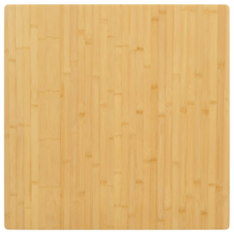 Blat de masă, 80x80x1,5 cm, bambus