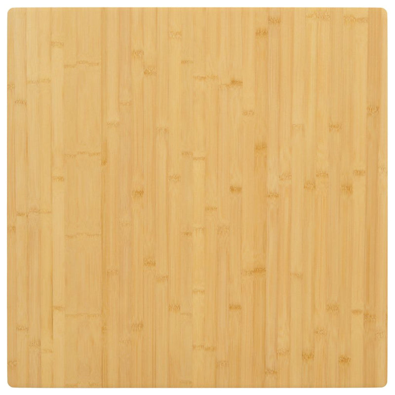 Blat de masă, 70x70x2,5 cm, bambus