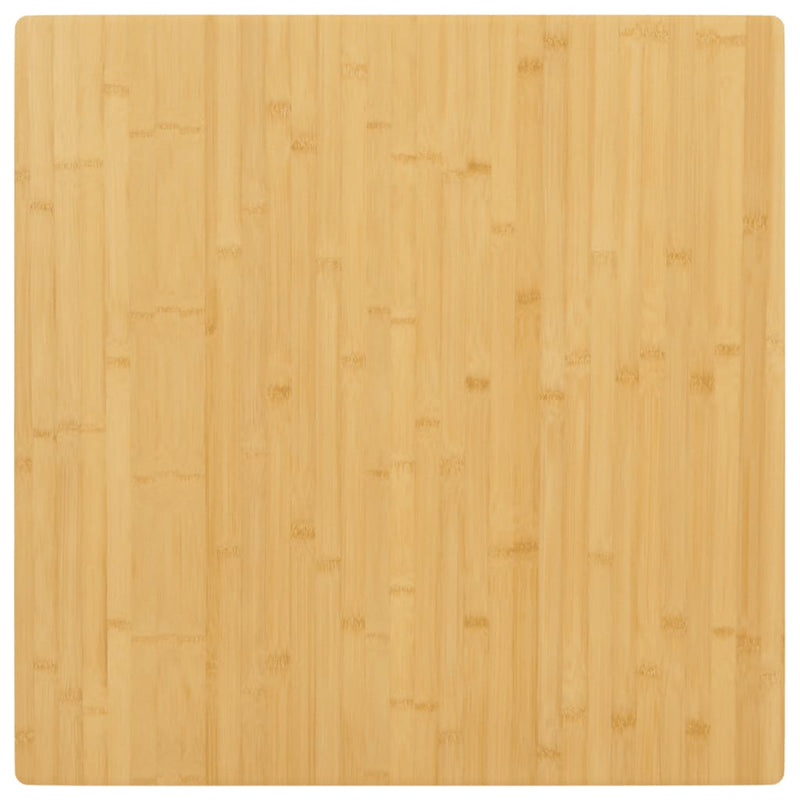 Blat de masă, 90x90x2,5 cm, bambus