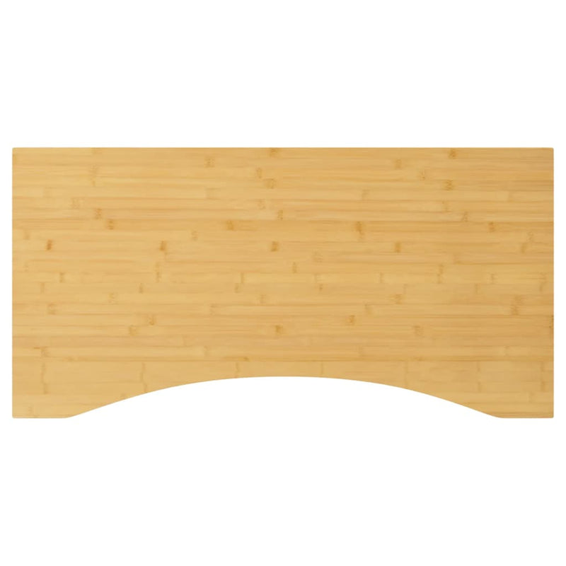 Blat de birou, 110x55x4 cm, bambus