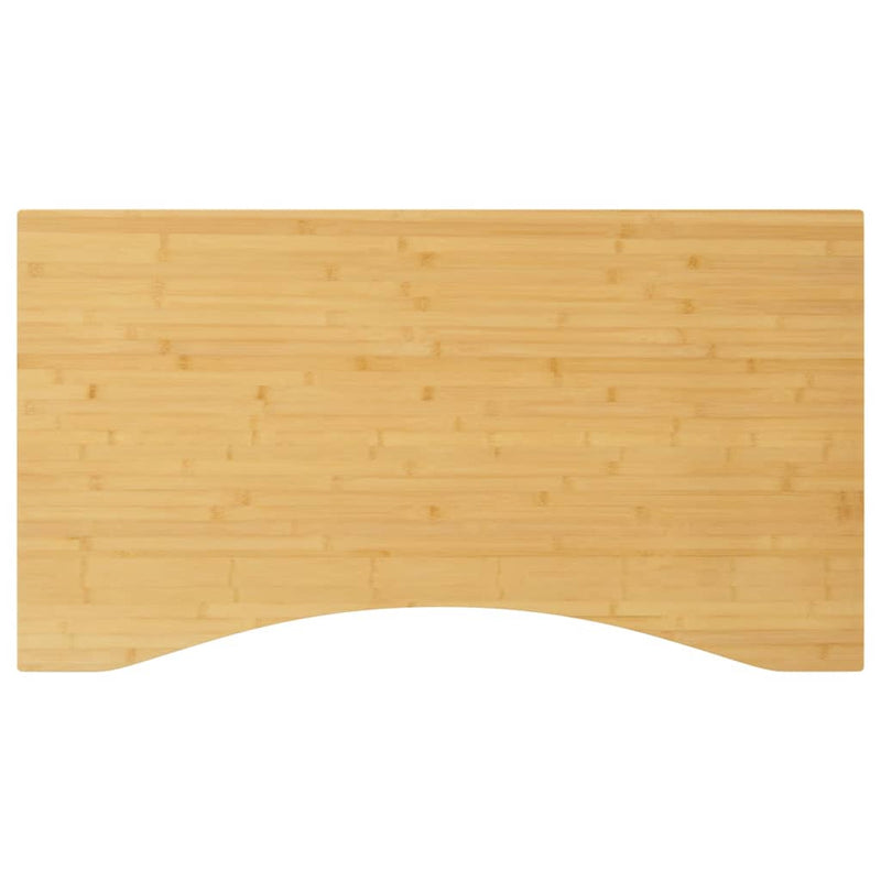 Blat de birou, 100x60x4 cm, bambus