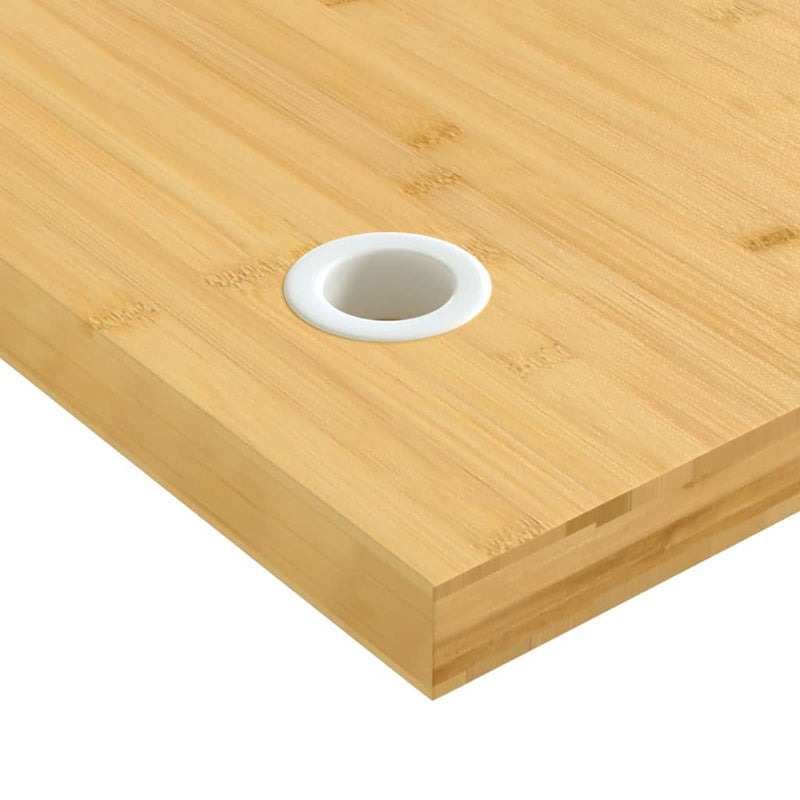 Blat de birou, 100x50x4 cm, bambus