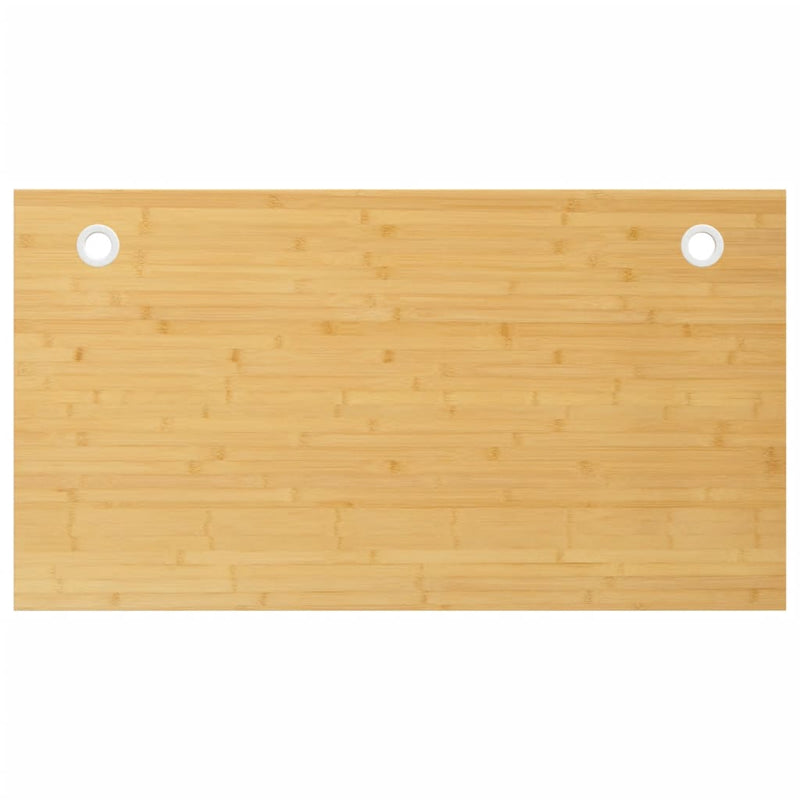 Blat de birou, 100x60x4 cm, bambus
