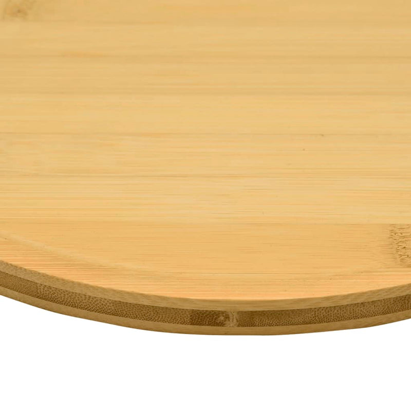 Farfurii pentru pizza, 4 buc., Ø32x1,5 cm, bambus
