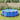 Folie pentru Bază de Piscină Ø 428 cm (2 mm) Rotund Gri deschis