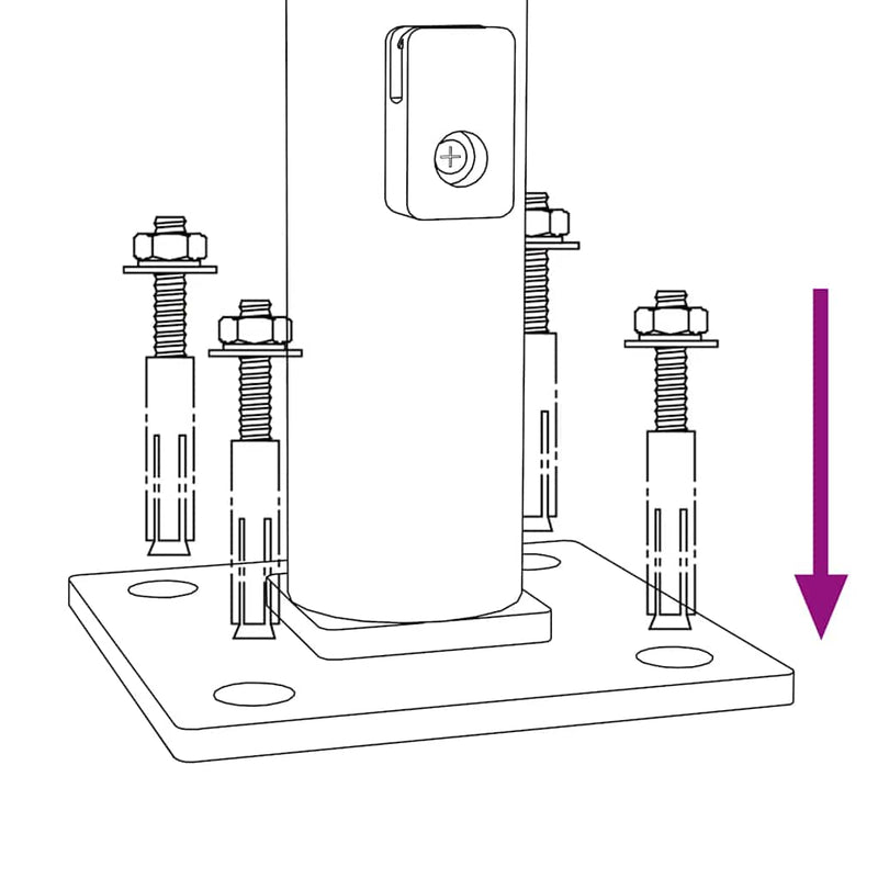 Gard plasă de sârmă cu bordură, antracit, 2,2x25 m