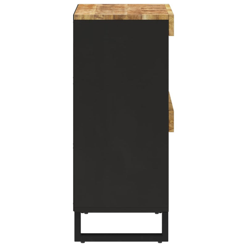 Dulap lateral, 85x33x75 cm, lemn masiv de mango