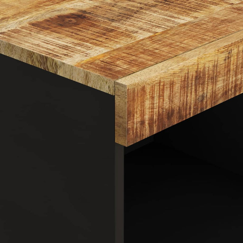 Dulap lateral, 85x33x75 cm, lemn masiv de mango