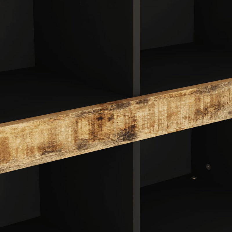 Dulap lateral, 85x33x107 cm, lemn masiv de mango