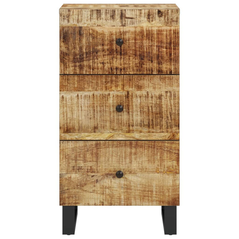 Servantă cu 3 sertare, 40x33,5x75 cm, lemn masiv de mango
