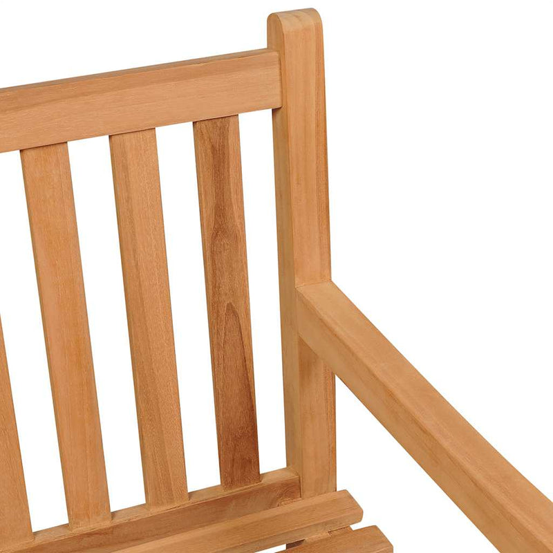 Set de sufragerie de grădină, lemn masiv de tec, 5 piese
