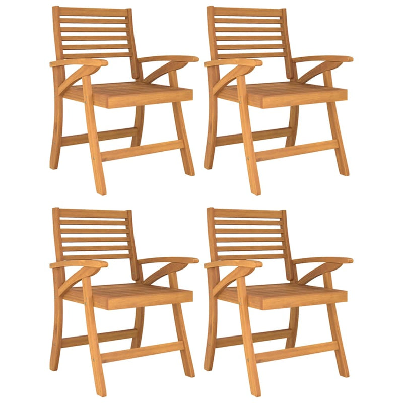 Set mobilier de grădină, 5 piese, lemn masiv de acacia