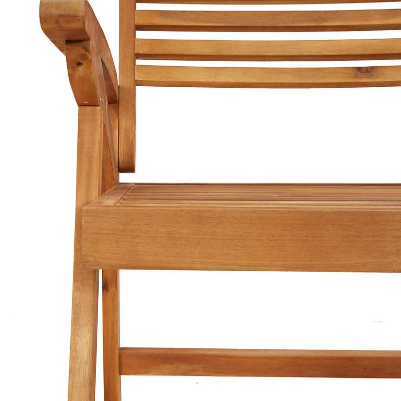Set mobilier de grădină, 5 piese, lemn masiv de acacia