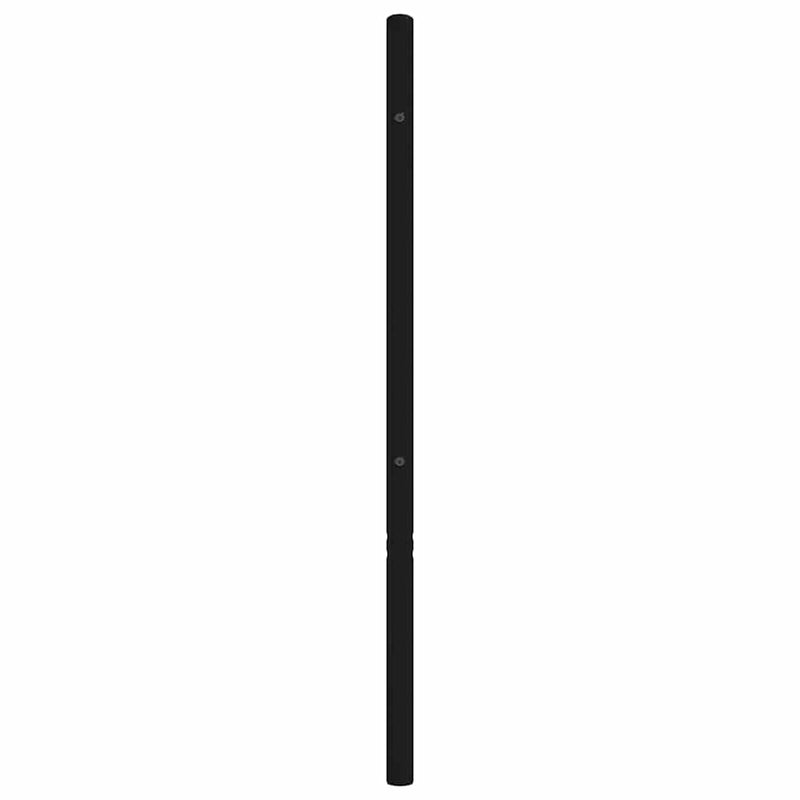 Tăblie de pat de schimb metalică, negru, 100 cm