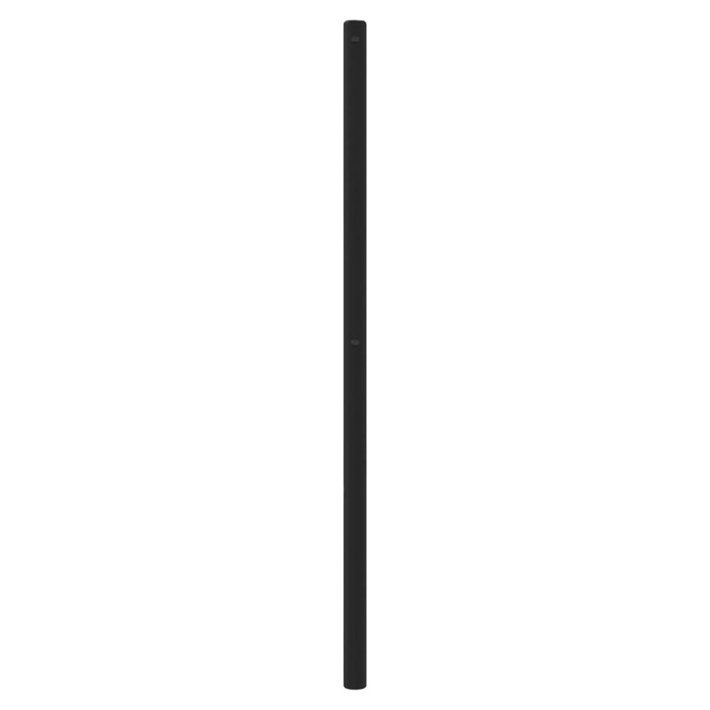 Tăblie de pat de schimb metalică, negru, 80 cm
