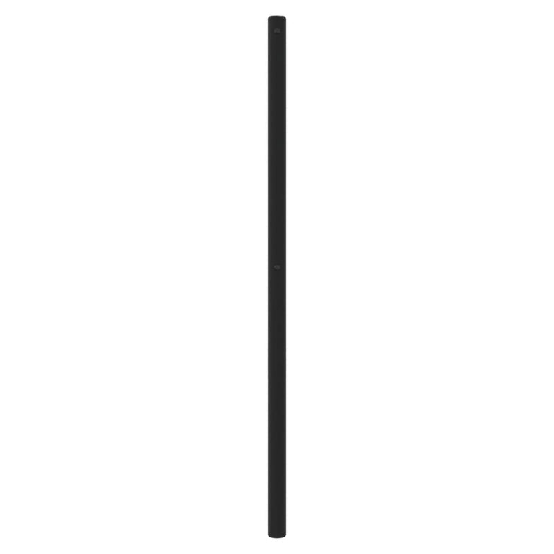 Tăblie de pat de schimb metalică, negru, 107 cm