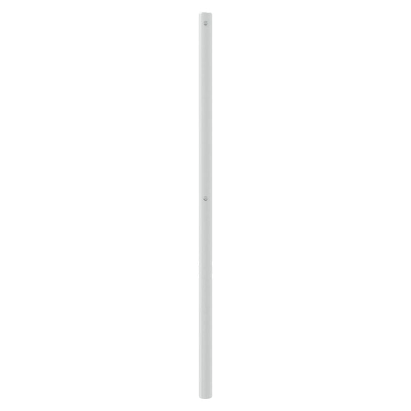 Tăblie de pat de schimb metalică, alb, 135 cm