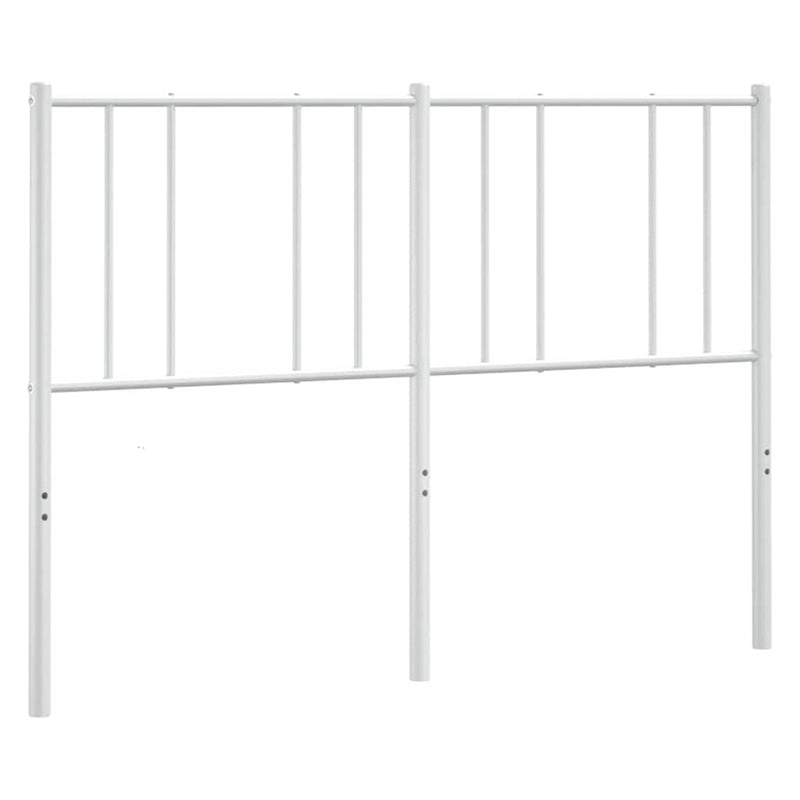Tăblie de pat de schimb metalică, alb, 160 cm