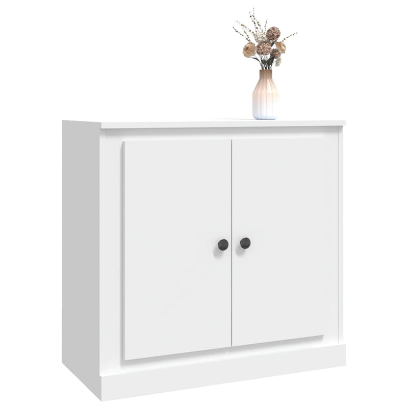 Servantă, alb, 70x35,5x67,5 cm, lemn prelucrat