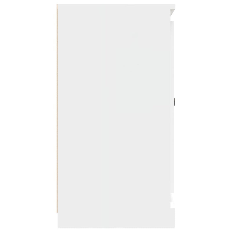 Servantă, alb, 70x35,5x67,5 cm, lemn prelucrat