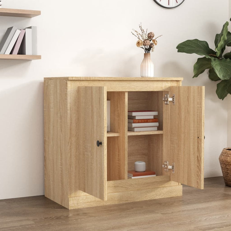 Servantă, stejar sonoma, 70x35,5x67,5 cm, lemn prelucrat