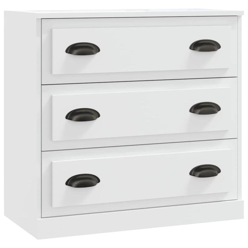 Servantă, alb, 70x35,5x67,5 cm, lemn prelucrat