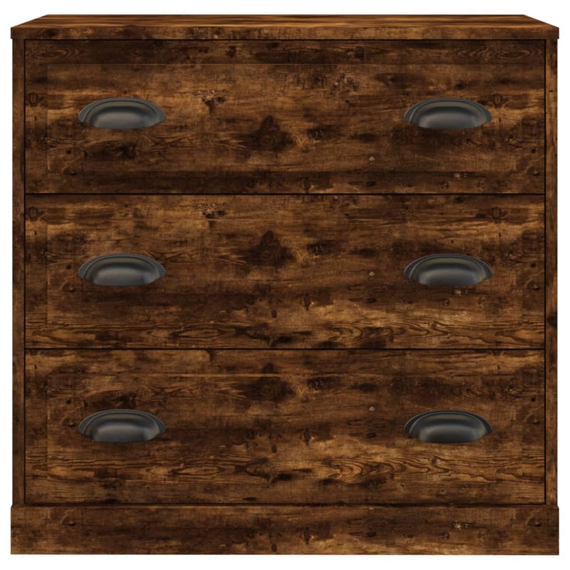 Servantă, stejar afumat, 70x35,5x67,5 cm, lemn prelucrat