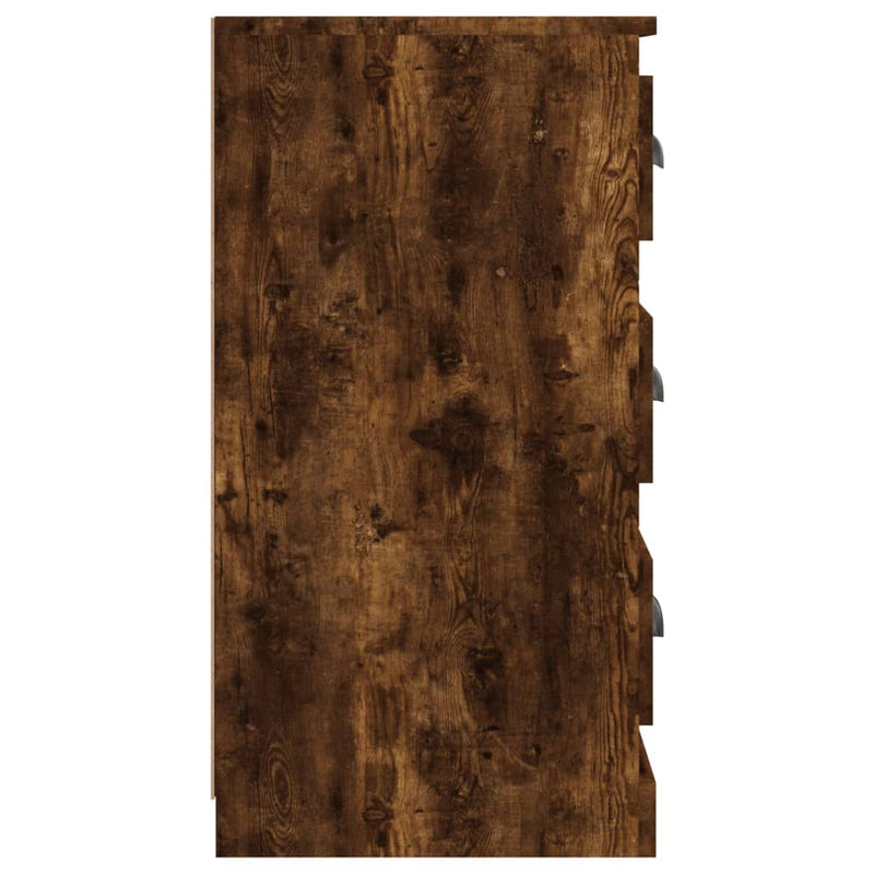 Servantă, stejar afumat, 70x35,5x67,5 cm, lemn prelucrat