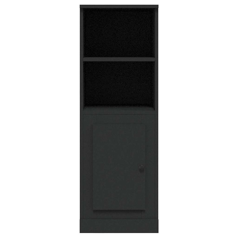 Dulap înalt, negru, 36x35,5x103,5 cm, lemn compozit