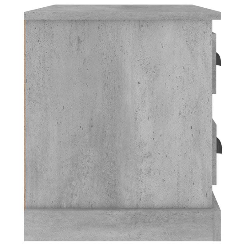 Noptieră, gri beton, 60x39x45 cm