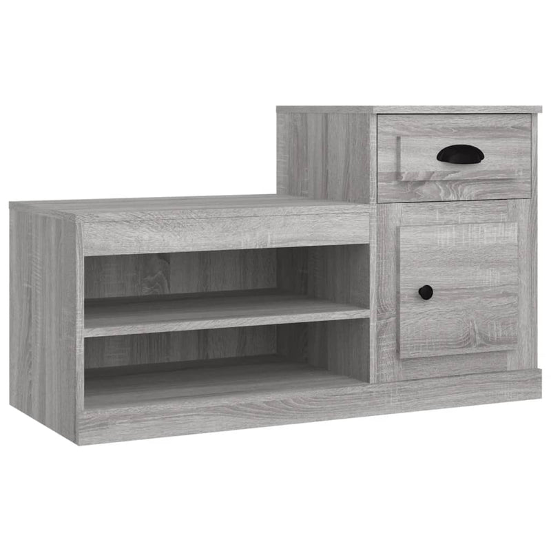 Pantofar, gri sonoma, 100x42x60 cm, lemn prelucrat